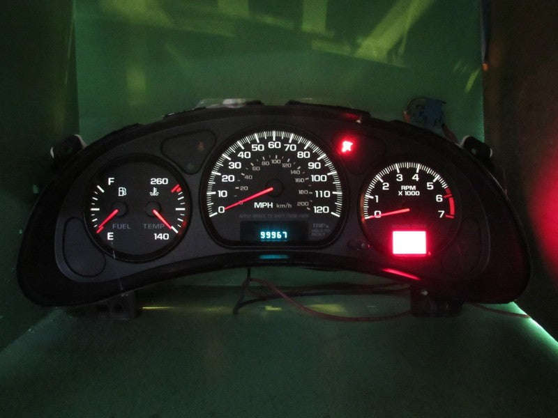 00-05 IMPALA MONTE CARLO INSTRUMENT GAUGE CLUSTER SPEEDO TACH MILEAGE 