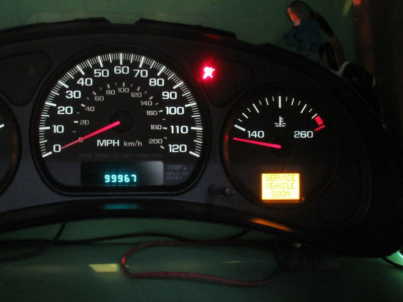 00-05 CHEVROLET IMPALA INSTRUMENT GAUGE CLUSTER SPEEDOMETER MILEAGE PR
