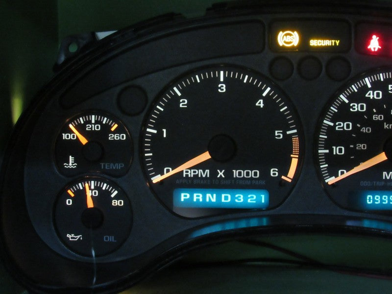 01-04 BLAZER S-10 SONOMA INSTRUMENT GAUGE CLUSTER SPEEDO TACH MILEAGE 