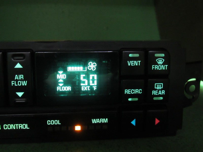 16266014 97-05 BUICK REGAL CENTURY A/C DIGITAL CLIMATE TEMP CONTROL RE