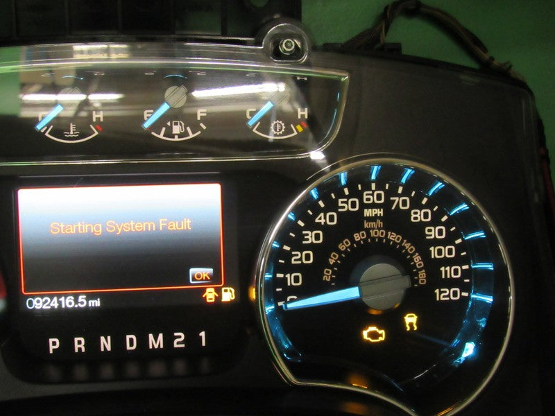 11 F150 LARIAT KING RANCH INSTRUMENT GAUGE CLUSTER SPEEDO TACH MILEAGE