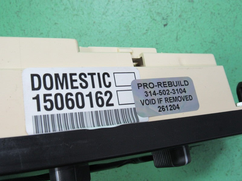 15060162 00-02 TAHOE SILVERADO YUKON A/C AUTO CLIMATE TEMP CONTROL REB