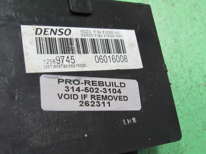 04-12 COLORADO CANYON 4X4 TCCM TRANSFER CASE CONTROL MODULE REBUILT 23