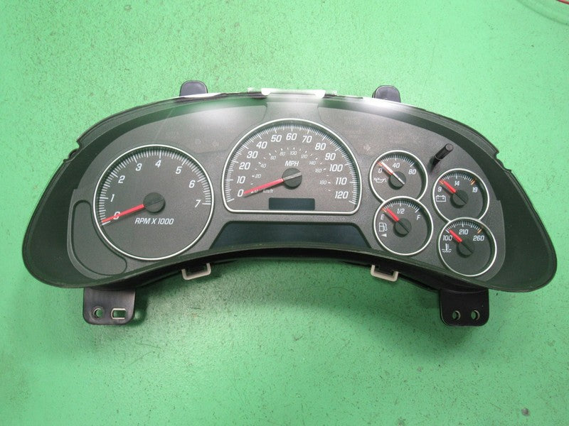 03-04 GMC ENVOY INSTRUMENT GAUGE CLUSTER SPEEDOMETER MILEAGE PROG REBU