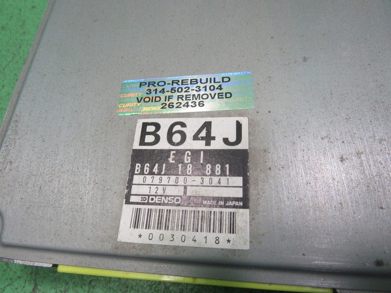 90-93 MIATA NA 1.6L MX5 AT ECU ECM PCM ENGINE COMPUTER B64J 18 881 REB