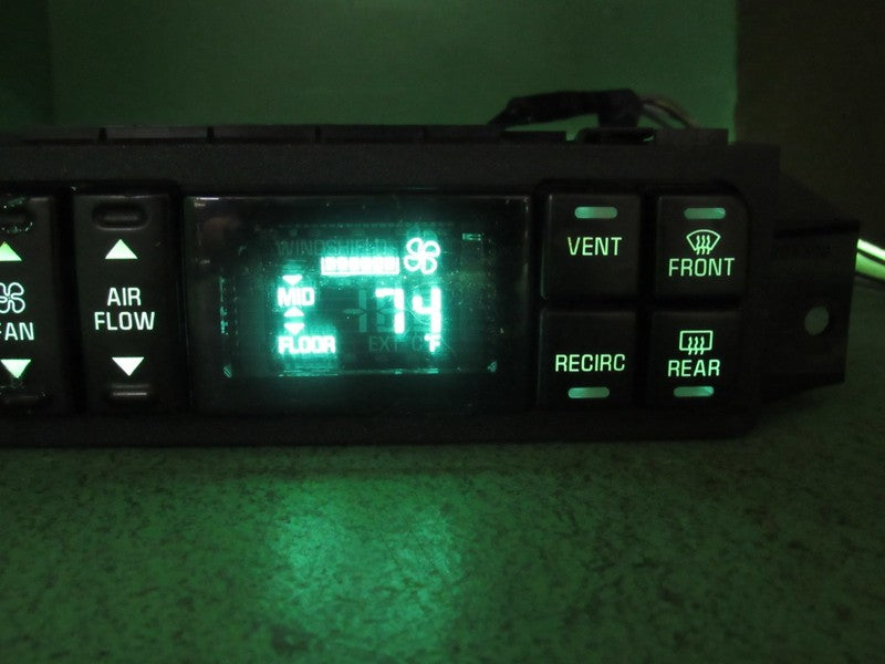 16202304 97-05 BUICK PARK AVE AC DIGITAL CLIMATE TEMPERATURE CONTROL R