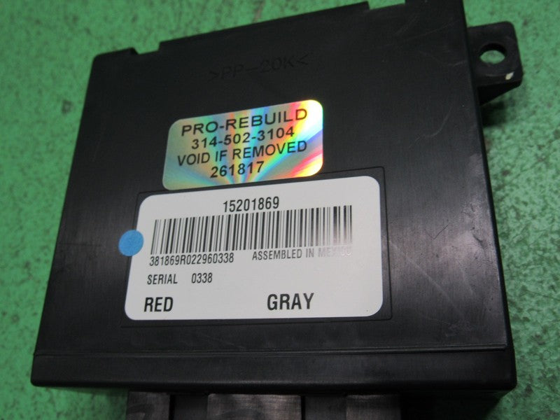 15201869 TAHOE ESCALADE YUKON SUBURBAN REAR A/C HVAC CONTROL MODULE RE