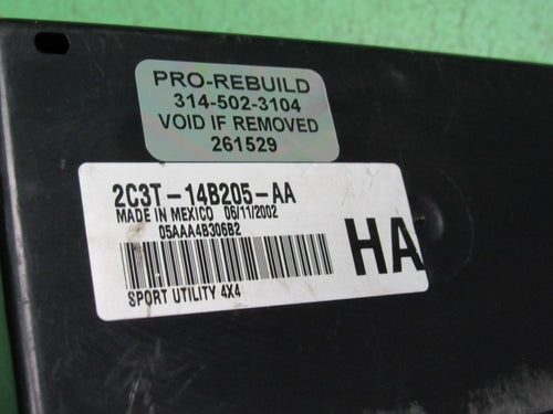 02-03 F250 F350 SD EXCURSION TCCM TRANSFER CASE MODULE 2C3T-14B205-AA 