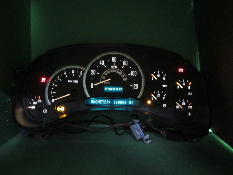 03-04 CADILLAC ESCALADE INSTRUMENT GAUGE CLUSTER SPEEDO MILEAGE PROG R