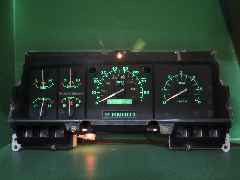 92-93 FORD BRONCO F150 F250 INSTRUMENT GAUGE CLUSTER SPEEDO TACH 234k 