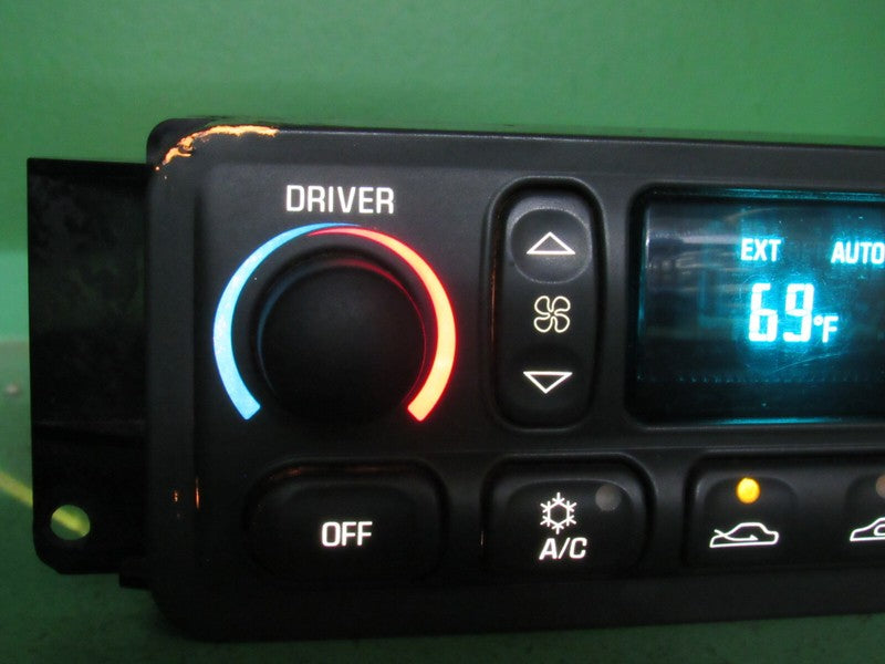 16204571 97 CORVETTE C5 AC DIGITAL CLIMATE TEMP HEATER CONTROL REBUILT