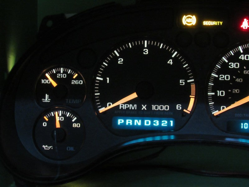 01-04 BLAZER S-10 SONOMA INSTRUMENT GAUGE CLUSTER SPEEDO TACH MILEAGE 