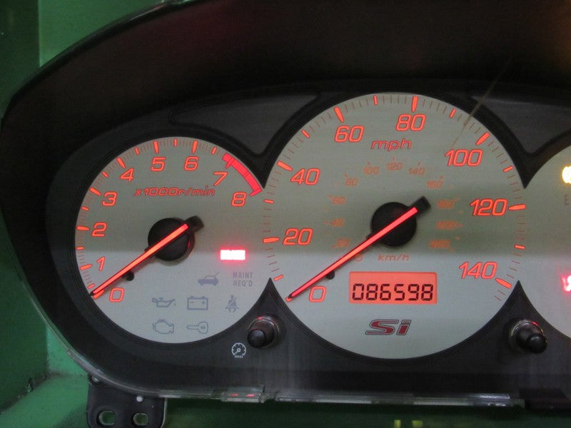 02-05 HONDA CIVIC SI EP3 INSTRUMENT GAUGE CLUSTER SPEEDO TACH 86K TEST