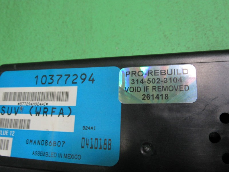 10377294 04-05 SATURN VUE BCM BODY CONTROL MODULE TESTED 180K MILES VE