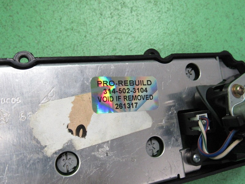 98-06 300M LHS SEBRING CONCORDE A/C DIGITAL CLIMATE TEMP CONTROL REBUI