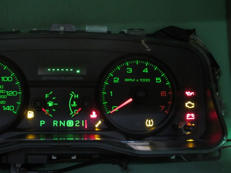 09-11 CROWN VICTORIA P71 INSTRUMENT GAUGE CLUSTER SPEEDO TACH MILEAGE 