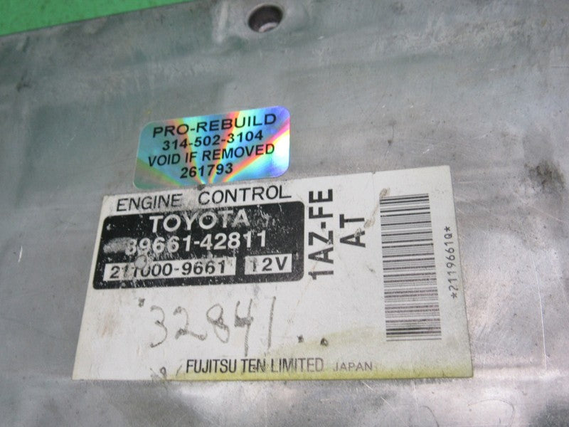 89661-42811 01-03 TOYOTA RAV4 A/T ECU ECM PCM ENGINE COMPUTER CONTROL 