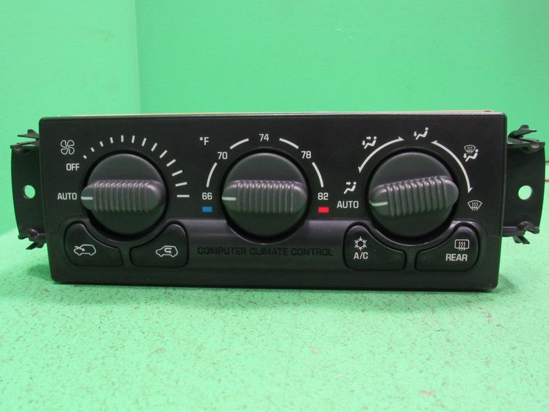 15060162 00-02 TAHOE SILVERADO YUKON A/C AUTO CLIMATE TEMP CONTROL REB