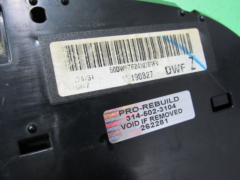 05 SILVERADO SIERRA YUKON INSTRUMENT GAUGE CLUSTER MILEAGE PROG REBUIL