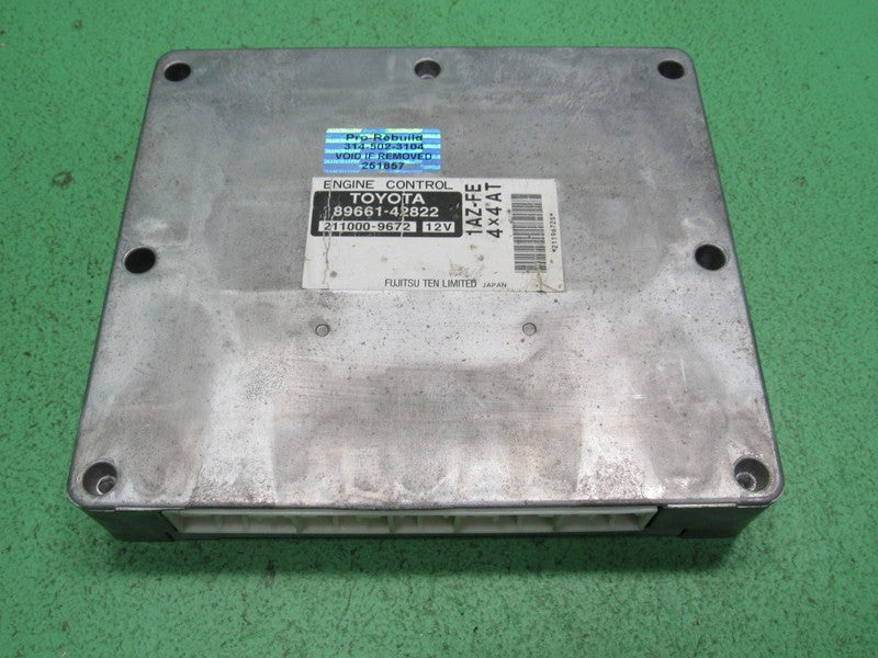 89661-42822 01-03 TOYOTA RAV4 A/T ECU ECM PCM ENGINE COMPUTER CONTROL 
