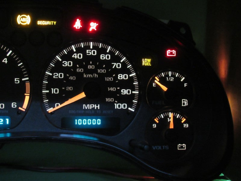 01-04 BLAZER S-10 SONOMA INSTRUMENT GAUGE CLUSTER SPEEDO TACH MILEAGE 