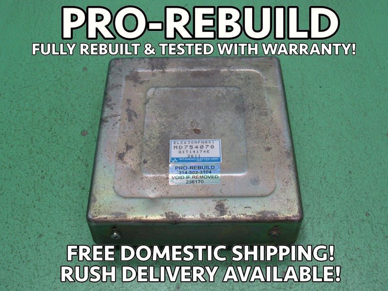 MD754078 93 MITSUBISHI GALANT TCU TCM TRANSMISSION CONTROL MODULE REBU