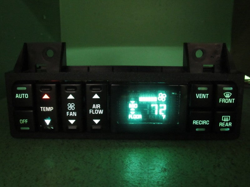 16214484 95-99 LESABRE 95-96 PARK AVE AC DIGITAL CLIMATE TEMP CONTROL 