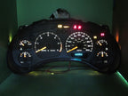 01-04 S-10 SONOMA 4.3 MT INSTRUMENT GAUGE CLUSTER SPEEDO TACH MILEAGE 