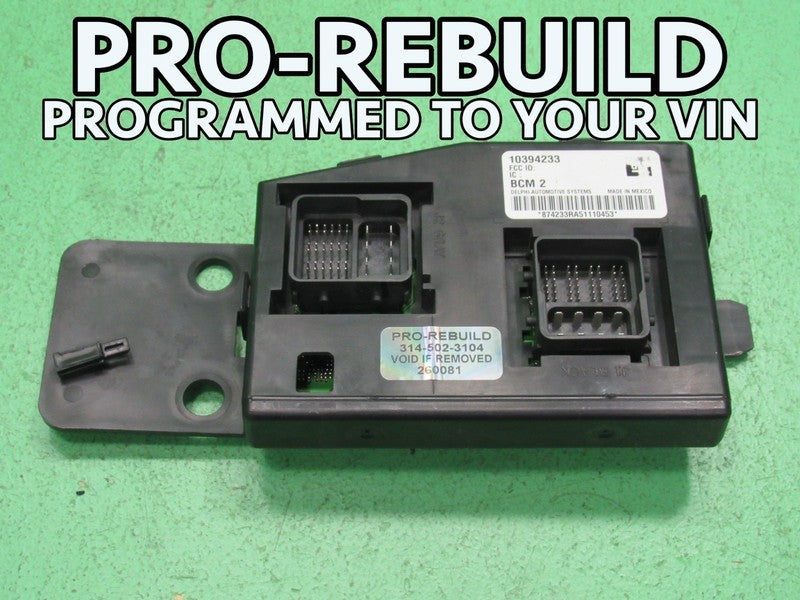 05-06 COLORADO CANYON i280 BCM BODY CONTROL MODULE VIN AND MILEAGE PRO