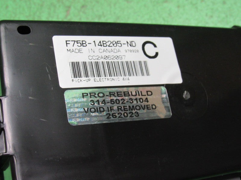 97 FORD F150 F250 4x4 4WD BCM GEM MULTIFUNCTION MODULE F75B-14B205-ND 