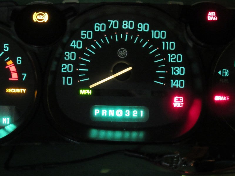 00-01 BUICK LESABRE INSTRUMENT GAUGE CLUSTER GAUGES SPEEDO TACH MILEAG