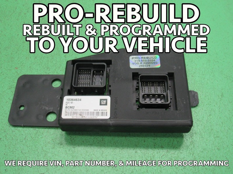 05-06 COLORADO CANYON i280 BCM BODY CONTROL MODULE VIN AND MILEAGE PRO