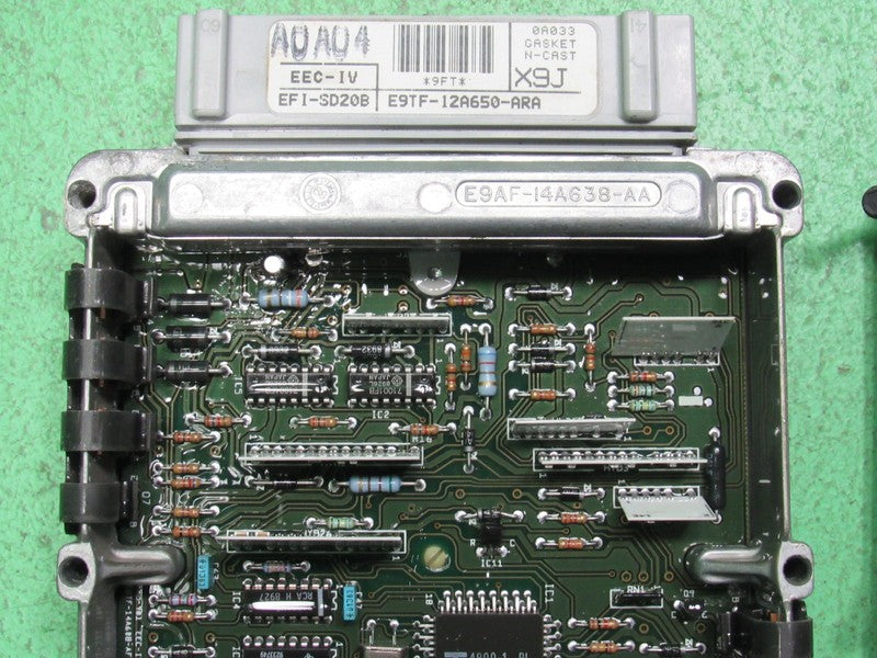 X9J 88-89 FORD F150 5.0 ECU ECM PCM ENGINE COMPUTER E9TF-12A650-ARA RE