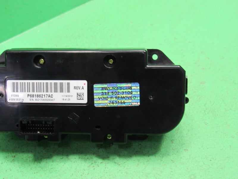 68186217AC 13-18 RAM TRUCK A/C HEATER CLIMATE TEMPERTURE CONTROL TESTE