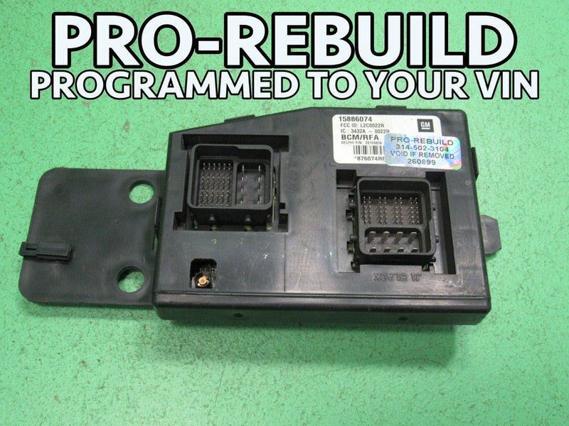10 COLORADO BCM BODY CONTROL MODULE VIN AND MILEAGE PROGRAMMED 0899
