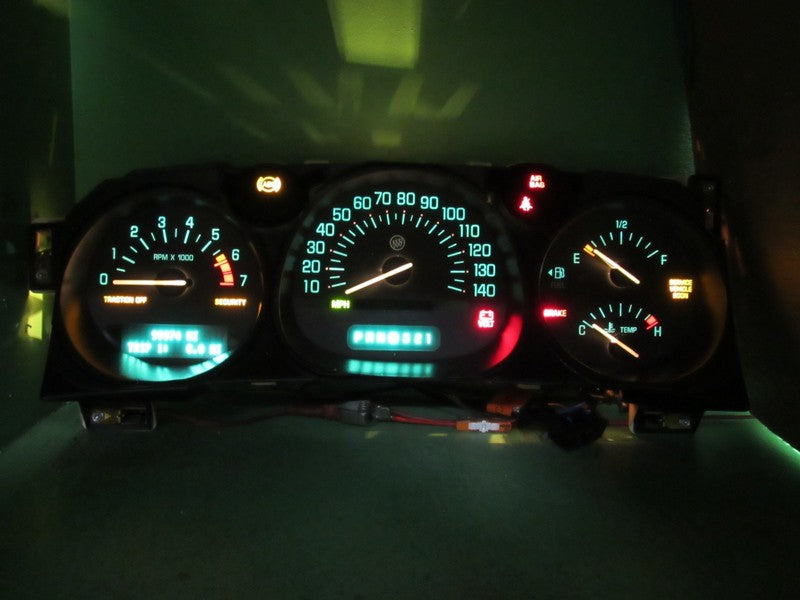 02-05 BUICK LESABRE INSTRUMENT GAUGE CLUSTER GAUGES SPEEDO TACH MILEAG