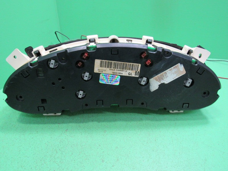 99-04 BUICK REGAL INSTRUMENT GAUGE CLUSTER GAUGES SPEEDO TACH MILEAGE 