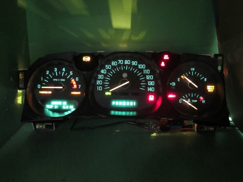 00-01 BUICK LESABRE INSTRUMENT GAUGE CLUSTER GAUGES SPEEDO TACH MILEAG