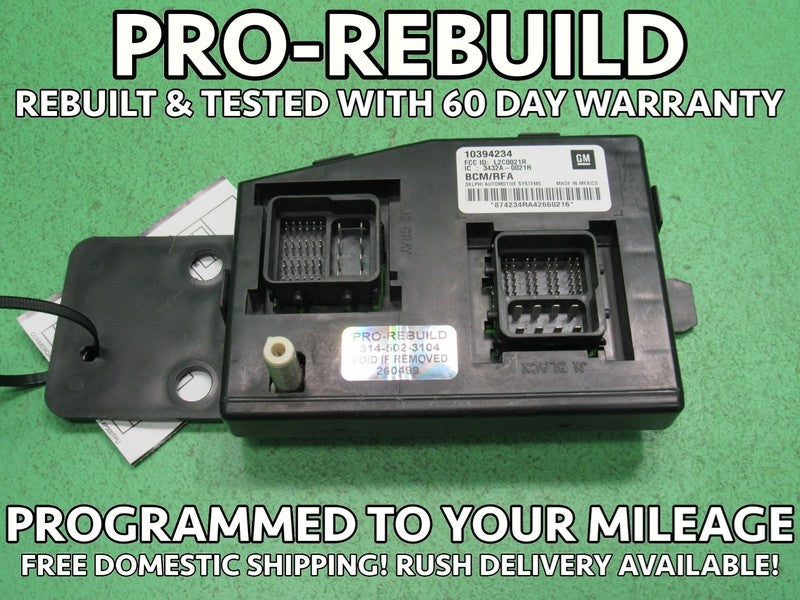 05-06 COLORADO CANYON i280 BCM BODY CONTROL MODULE VIN AND MILEAGE PRO