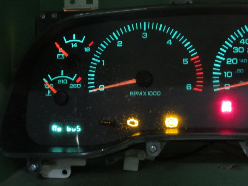 00-01 DODGE RAM GAS INSTRUMENT GAUGE CLUSTER SPEEDOMETER TACH 265K TES