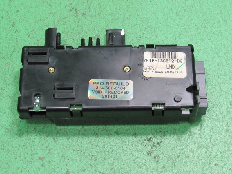 01-03 TAURUS SABLE EATC AUTO CLIMATE CONTROL MODULE YF1F-18C612-BG REB