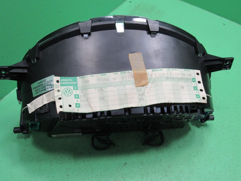01 VW EUROVAN INSTRUMENT GAUGE CLUSTER SPEEDOMETER TACH 101k TESTED 26