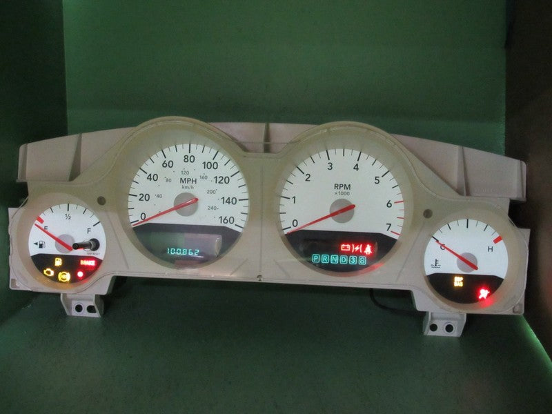 06 MAGNUM CHARGER 160MPH INSTRUMENT GAUGE CLUSTER SPEEDO TACH MILEAGE 