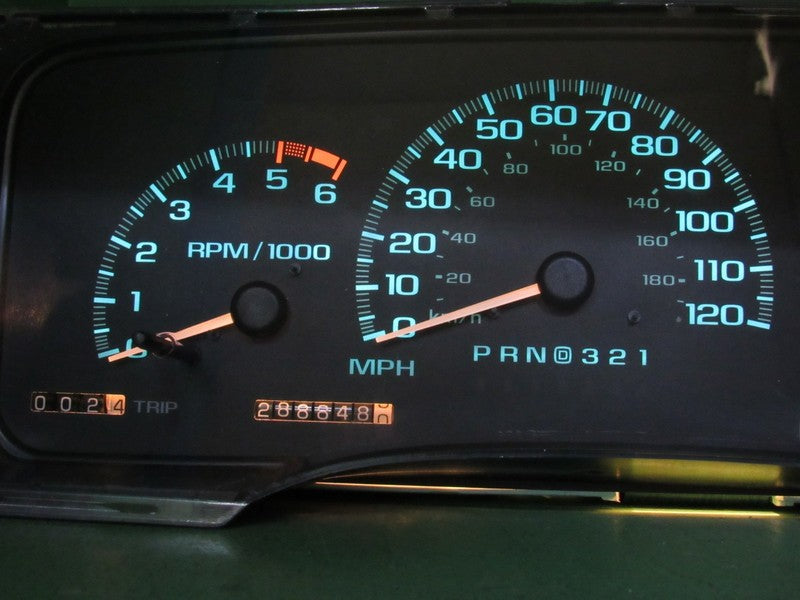 99-00 ESCALADE TAHOE YUKON INSTRUMENT GAUGE CLUSTER SPEEDO TACH 288K R