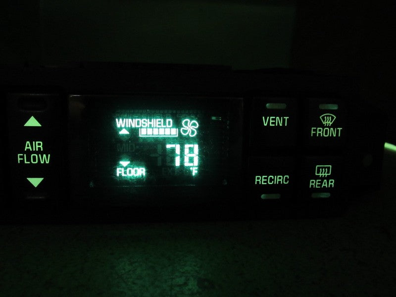 16202304 97-05 BUICK PARK AVE AC DIGITAL CLIMATE TEMPERATURE CONTROL R