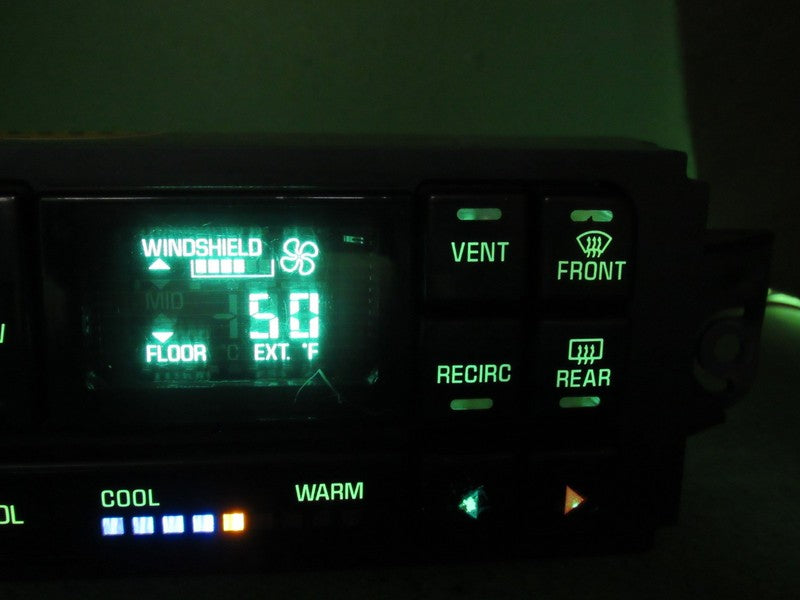 09360494 97-05 REGAL CENTURY A/C DIGITAL CLIMATE TEMP CONTROL REBUILT 