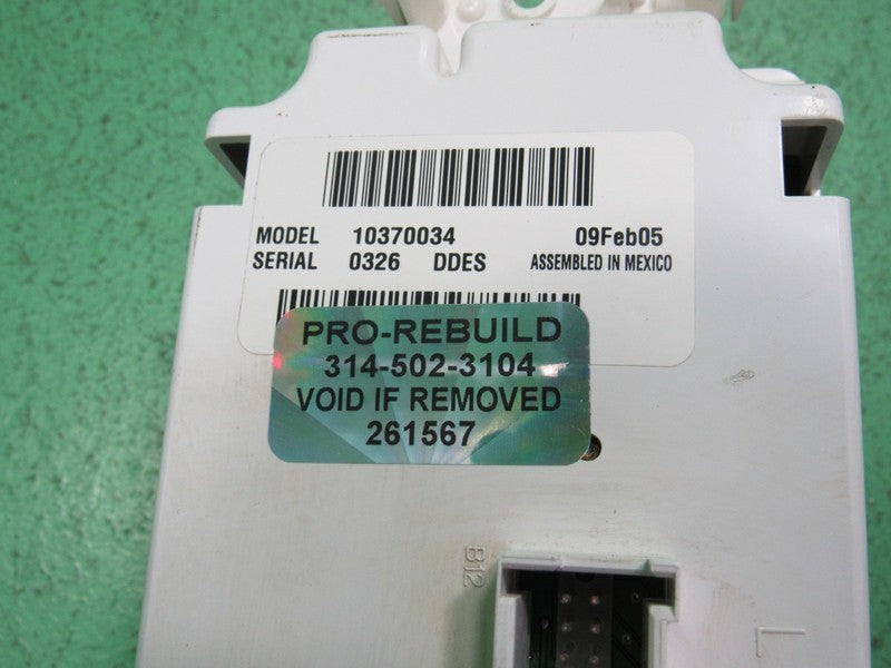 10370034 SILVERADO TAHOE SIERRA YUKON AC MANUAL CLIMATE  CONTROL LED R