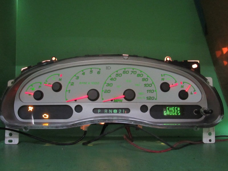 04-05 EXPLORER SPORT TRAC INSTRUMENT GAUGE CLUSTER GAUGES SPEEDO TACH 