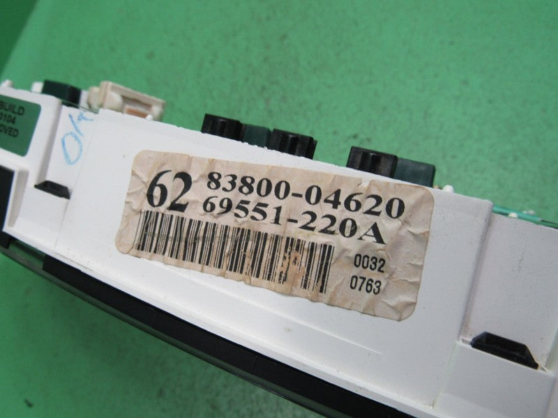 01-04 TOYOTA TACOMA 2.7 MT INSTRUMENT GAUGE CLUSTER SPEEDO TACH 308K T