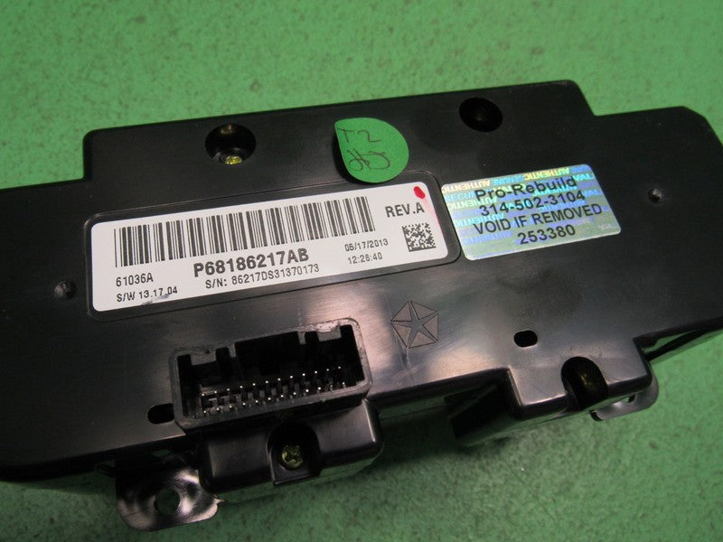 68186217AB 13-18 RAM TRUCK A/C HEATER CLIMATE TEMPERTURE CONTROL TESTE